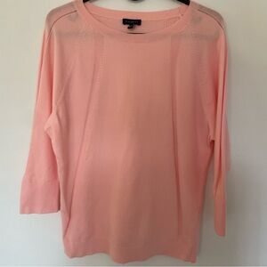 Talbots Light Pink 3/4 Sleeve Sweater